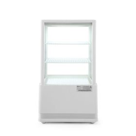   Hendi - Hűtött bemutatóvitrin, 58L, Arktic, Fehér, 230V/170W, 452x406x(H)830mm