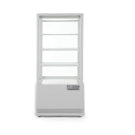   Hendi - Hűtött bemutatóvitrin, 78L, Arktic, Fehér, 230V/170W, 444x397x(H)940mm