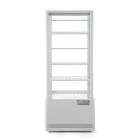   Hendi - Hűtött bemutatóvitrin, 98L, Arktic, fehér, 230V/210W, 444x397x(H)1100mm
