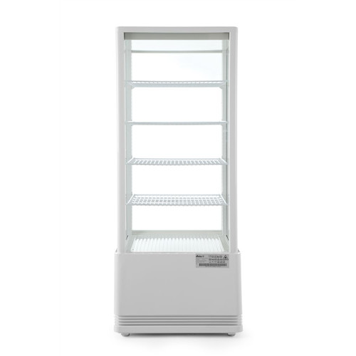 Hendi - Hűtött bemutatóvitrin, 98L, Arktic, fehér, 230V/210W, 444x397x(H)1100mm