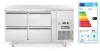 Hendi - Hűtött munkaasztal 4 fiókos, Profi Line 280L, Arktic, 230V/250W