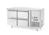 Hendi - Hűtött munkaasztal 4 fiókos, Profi Line 280L, Arktic, 230V/250W