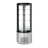 Hendi - Hűtött bemutatóvitrin kerek, forgó polccal,  Arktic, 360L, 220-240V/460W, Ø680x(H)1755mm