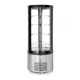 Hendi - Hűtött bemutatóvitrin kerek, forgó polccal,  Arktic, 360L, 220-240V/460W, Ø680x(H)1755mm