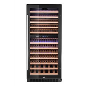 Hendi - Borhűtő 265 literes (92 palack), 2 zónás FEKETE