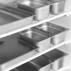 Tefcold - Ipari fagyasztószekrény GN2/1 polcokkal, 555 literes, rozsdamentes UF600S