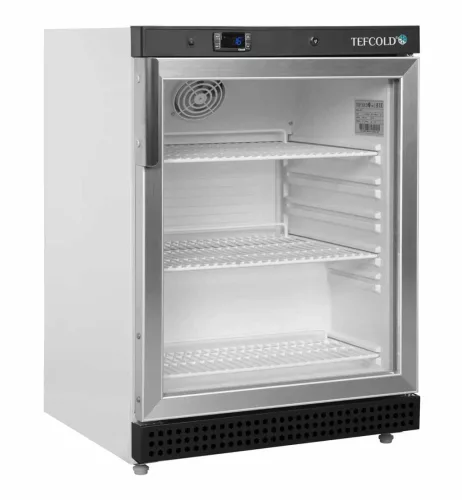 Tefcold - Üvegajtós hűtő 1 ajtós, 119 literes, fehér, UR200G