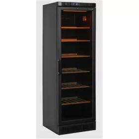   Tefcold - Borhűtő 1 ajtós, fa polcokkal 350 literes, FEKETE, CPV1380E