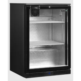   Tefcold - Bárhűtő 1 üvegajtós, 115 literes, FEKETE, DB126H