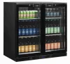 Tefcold - Bárhűtő 2 üvegajtós, 182 literes, FEKETE, DB201H