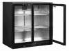 Tefcold - Bárhűtő 2 üvegajtós, 182 literes, FEKETE, DB201H