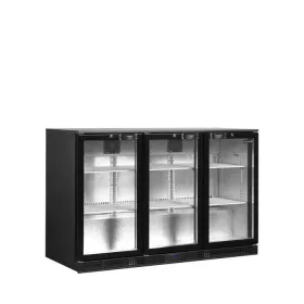   Tefcold - Bárhűtő 3 üvegajtós, 278 literes, 1350x520x870mm, FEKETE, DB301H-3