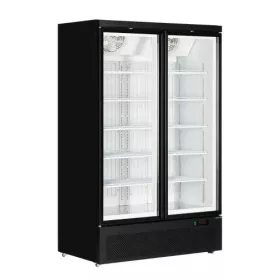   Tefcold - Üvegajtós fagyasztó 2 ajtós, 702 literes, FEKETE-FEHÉR, Atom Maxi F2DB