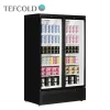 Tefcold - Üvegajtós fagyasztó 2 ajtós, 702 literes, FEKETE-FEHÉR, Atom Maxi F2DB