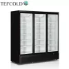 Tefcold - Üvegajtós fagyasztó 3 ajtós, 1090 literes, FEKETE-FEHÉR, Atom Maxi F3DB