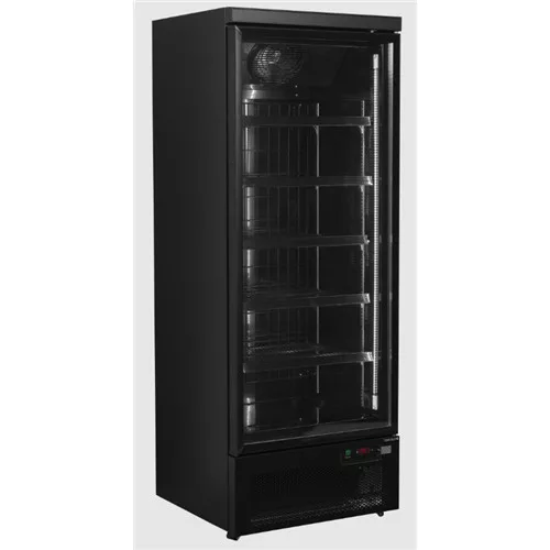 Tefcold - Üvegajtós fagyasztó 1 ajtós, 390 literes, FEKETE, Atom Maxi F1DBB