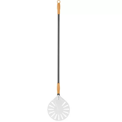 Hendi - pizzalapát kerek – perforált – 1200×230 mm