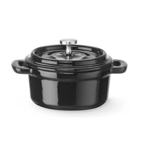 Hendi - Fazék zománcozott öntöttvas fekete 0,27 liter