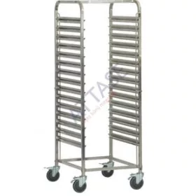   Stalgast - Tálcatartó regál 16db cukrász tálcának 600x400mm