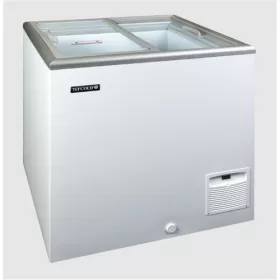   Tefcold - Fagyasztóláda csúszó üveg fedéllel, 163 literes, IDA200-W1 (a kosár nem tartozék)