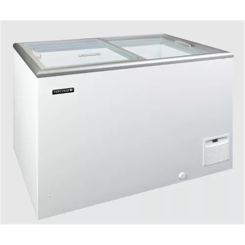 Tefcold - Fagyasztóláda csúszó üveg fedéllel, 267 literes, IDA300-W1 (a kosár nem tartozék)