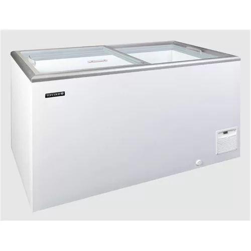 Tefcold - Fagyasztóláda csúszó üveg fedéllel, 345 literes, IDA400-W1 (a kosár nem tartozék)