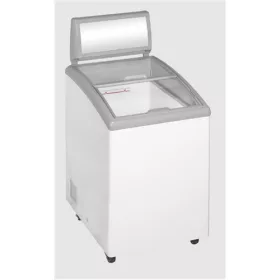   Tefcold - Fagyasztóláda üveg fedéllel, megvilágított reklámfelülettel, 110 literes, IDC152C-W1