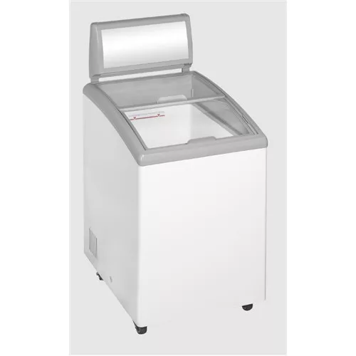 Tefcold - Fagyasztóláda üveg fedéllel, megvilágított reklámfelülettel, 110 literes, IDC152C-W1