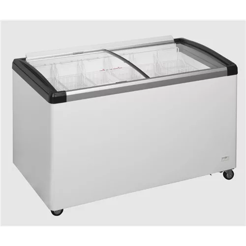 Tefcold - Fagyasztóláda üveg fedéllel, 312 literes, IDB400-W1