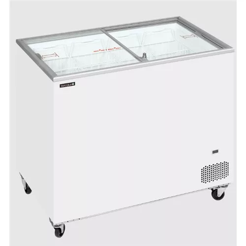 Tefcold - Fagyasztóláda csúszó üveg fedéllel, LED világítással, 255 literes, IC302SC
