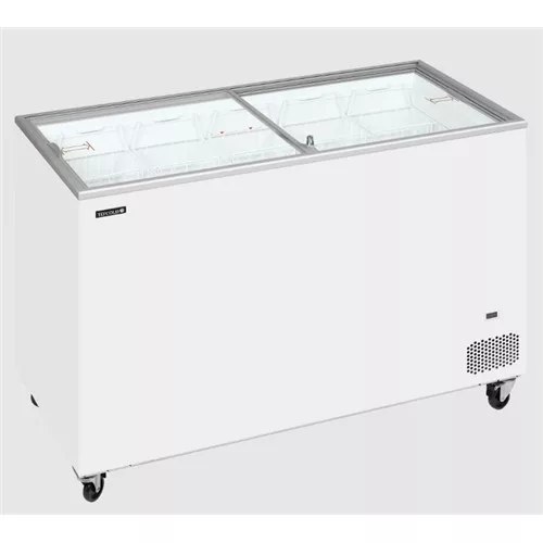 Tefcold - Fagyasztóláda csúszó üveg fedéllel, LED világítással, 350 literes, IC402SC