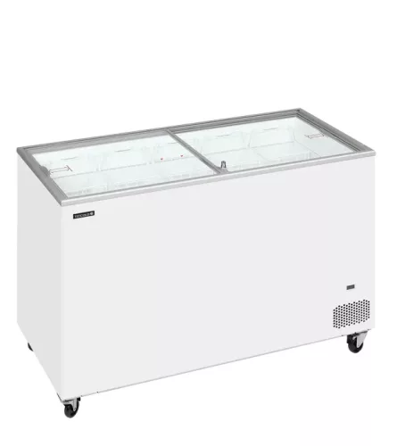 Tefcold - Fagyasztóláda csúszó üveg fedéllel, LED világítással, 350 literes, IC402SC