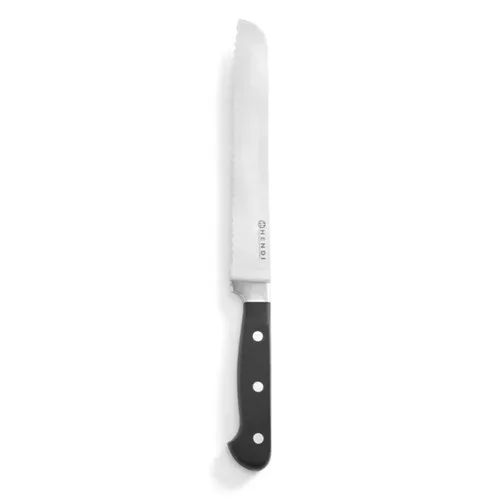 Hendi - Kenyérvágó kés, Kitchen Line, Fekete, Pengehossz 210mm