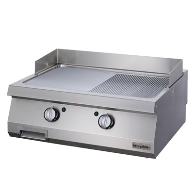 Özti - Professional griddle elektromos sima és bordázott 9 kW - OGE 8070 1/2 N