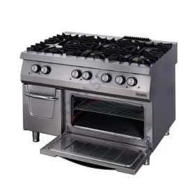   Özti - gáztűzhely 6 égős alsó sütővel 1200x900x850 mm 48 kW - OSOGEF 12090
