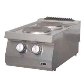   Özti - villanytűzhely 2 főzőlapos 400x700x280 mm 5,2 kW - OSOE 4070