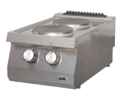 Özti - villanytűzhely 2 főzőlapos 400x700x280 mm 5,2 kW - OSOE 4070
