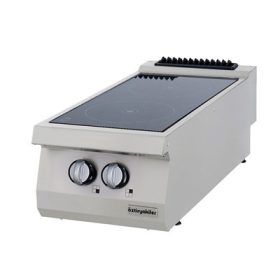   Özti - Kerámialapos tűzhely 2 zónás 400x700x280 mm 4,2 kW - OSC 4070