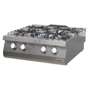 Özti - Professional gas stove 4 égős 800x700x280 mm 20 kW asztali - OSOG 8070