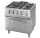 Özti - Professional gas stove 4 égős 800x700x850 mm 20 kW elektr. sütővel - OSOGEF 8070