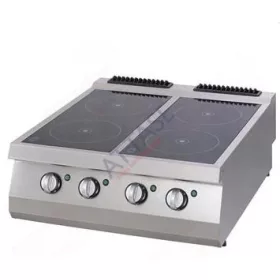   Özti - Kerámialapos tűzhely 4 zónás 800x900x280 mm 12 kW - OSC 8090