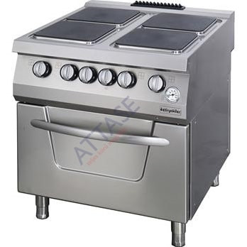 Özti - villanytűzhely 4 főzőlapos 800x900x850 mm 22 kW sütővel - OSOEF 8090