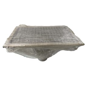   Özti - Rozsdamentes padlóösszefolyó 49x29 cm 10 cm-es kifolyóval (közép alul)