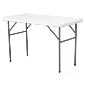   Hendi - Büféasztal, összecsukható, terhelhetőség 130kg, fehér, 1220x610x740mm