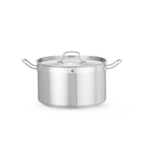 Hendi - Fazék rozsdamentes, fedővel 32x19 cm - 15 literes