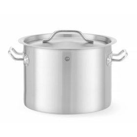 Hendi - Fazék rozsdamentes, fedővel 25x18 cm - 9 literes