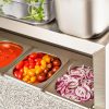 Stalgast - Pizzapult - 2 ajtós beépített feltéthűtővel alsó aggregáttal