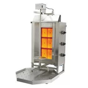   Özti - gyros sütő 3 égős felsőmotoros gázos max 40 kg húshoz - 3gd