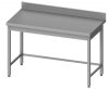 Stalgast - Rm Stainless steel table hátsó felhajtással  600x600x850 mm, összeszerelhető