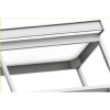 Stalgast -  Rm  Stainless steel table hátsó felhajtással alsó polccal 1800x600x850 mm összeszerelhető